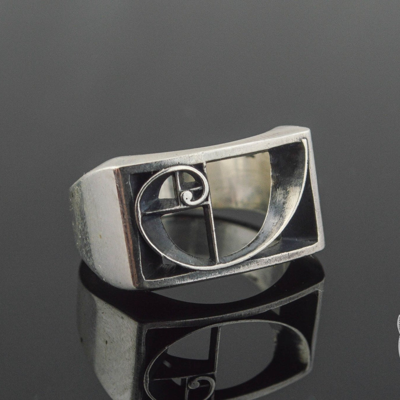 Golden Triangle 925 Sterling Silver Viking Ring - VikingsBrand
