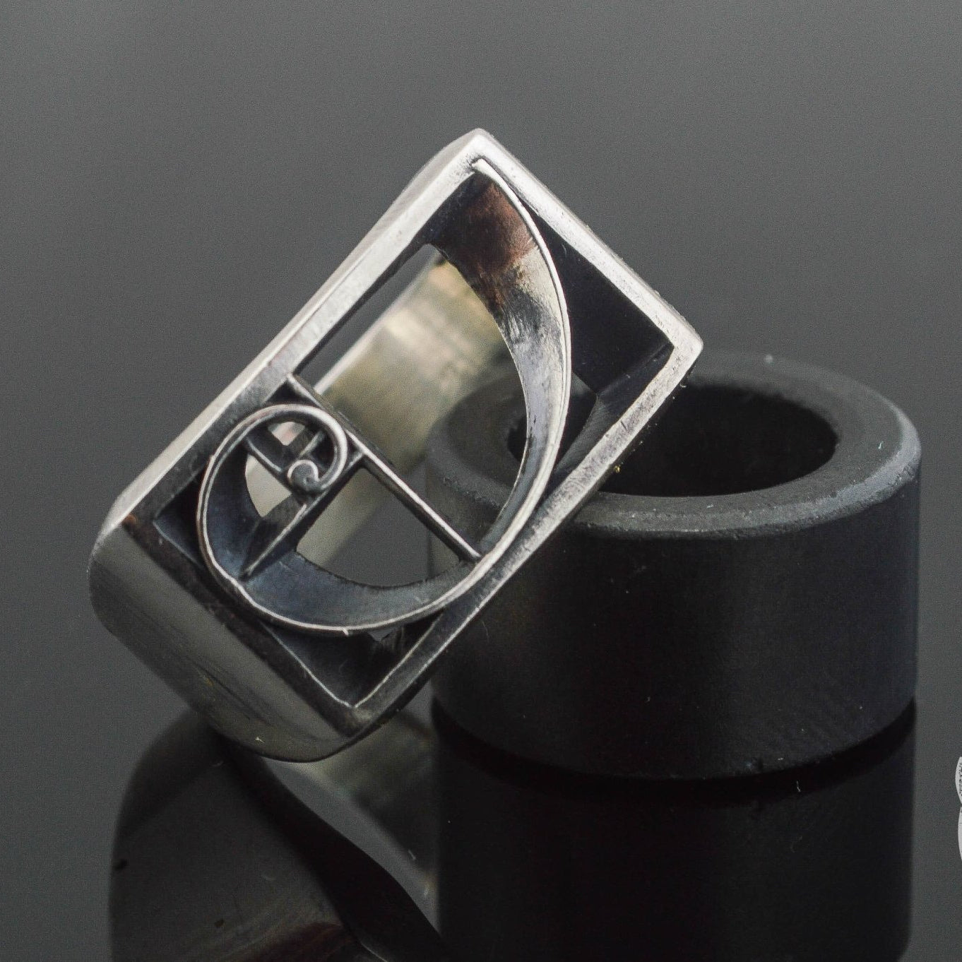 Golden Triangle 925 Sterling Silver Viking Ring - VikingsBrand