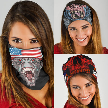 Gorilla Warrior Neck Gaiter | Face Shield