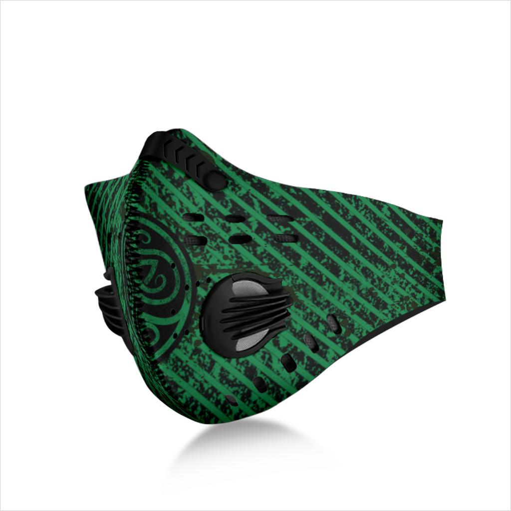 Green Premium Viking Face Mask Cover