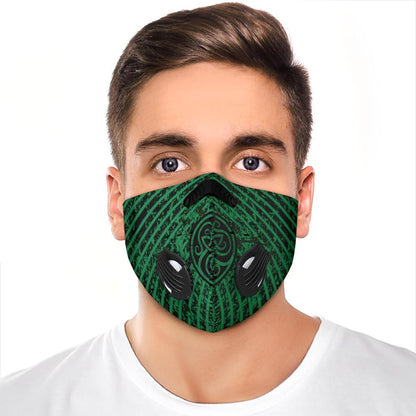 Green Premium Viking Face Mask Cover
