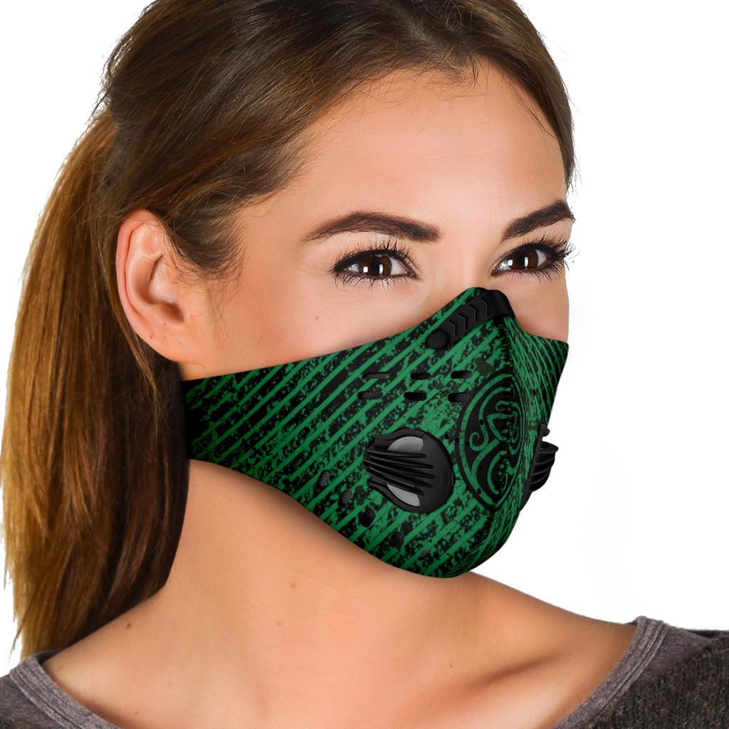 Green Premium Viking Face Mask Cover
