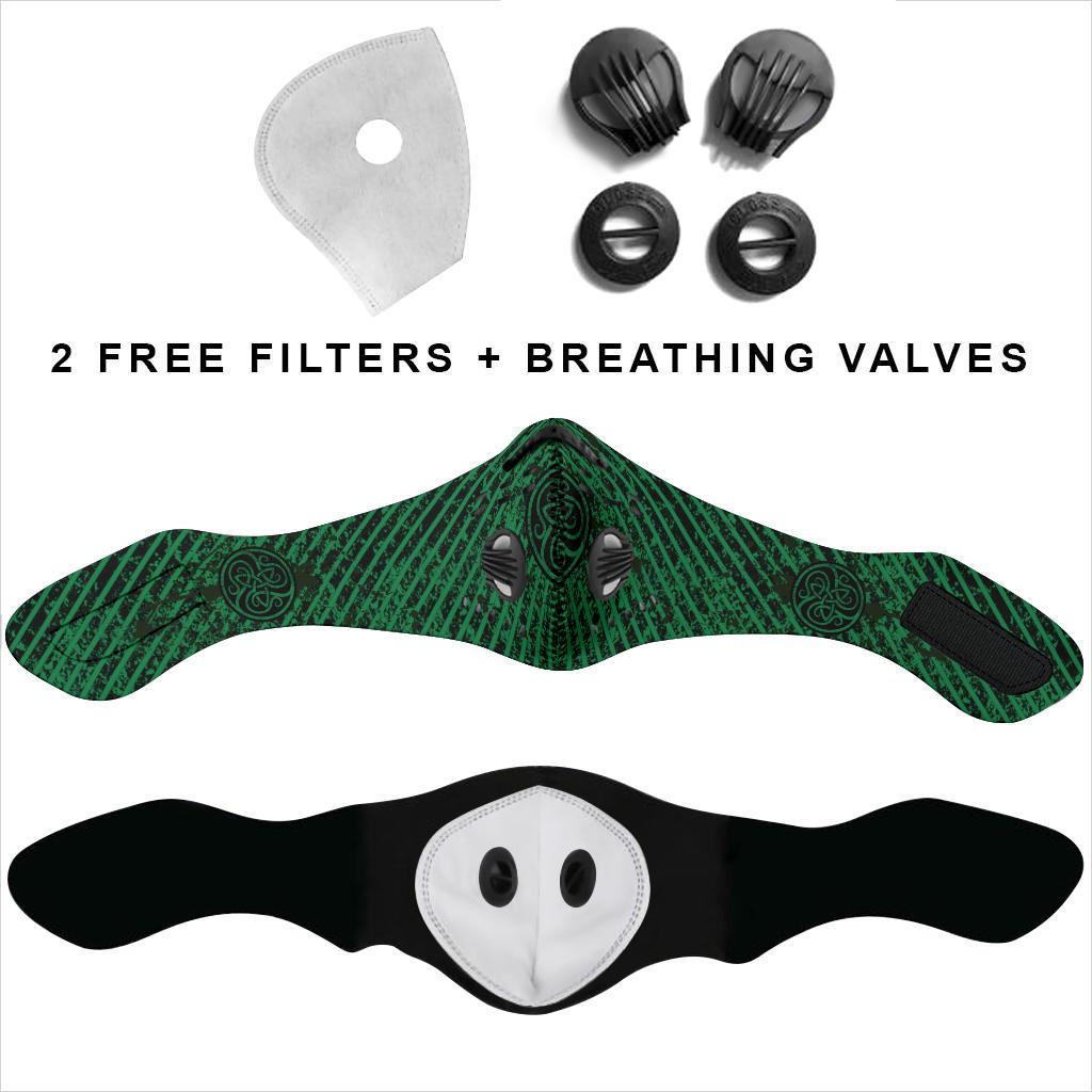 Green Premium Viking Face Mask Cover