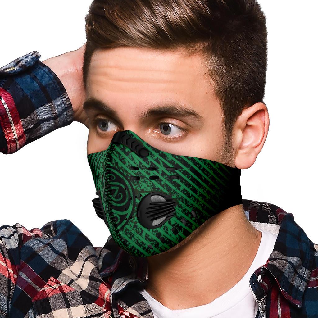 Green Premium Viking Face Mask Cover