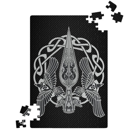 Gungnir with Huginn and Muninn Jigsaw Puzzle