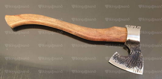 Hand-Forged Axe "Great Eiríkr" In A Leather Case