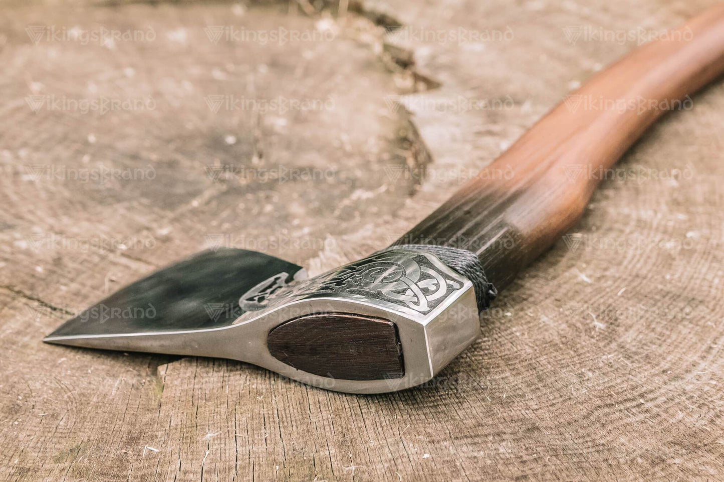 Hand Forged Axe "Nimble Gudrun" With Leather Case