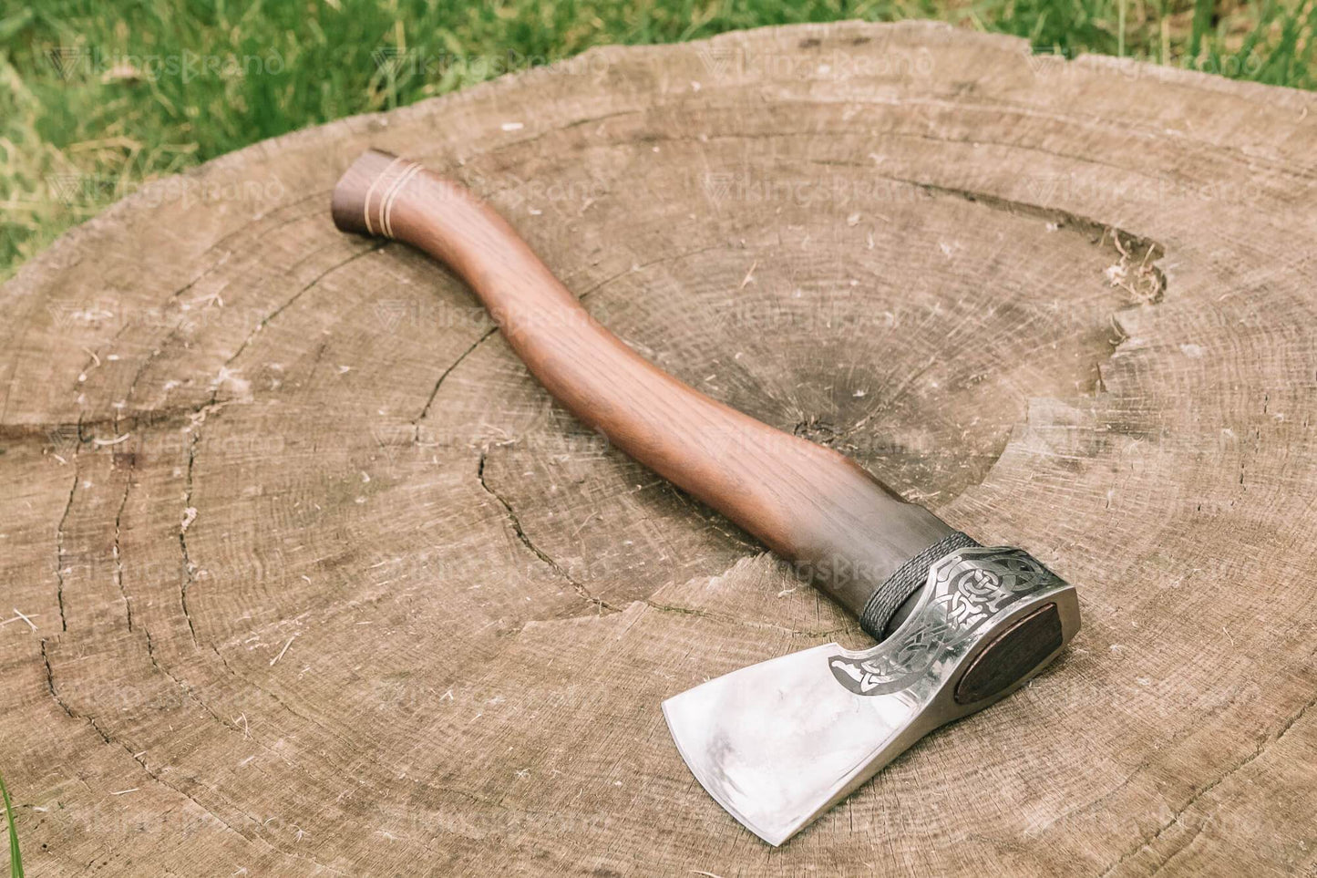 Hand Forged Axe "Nimble Gudrun" With Leather Case