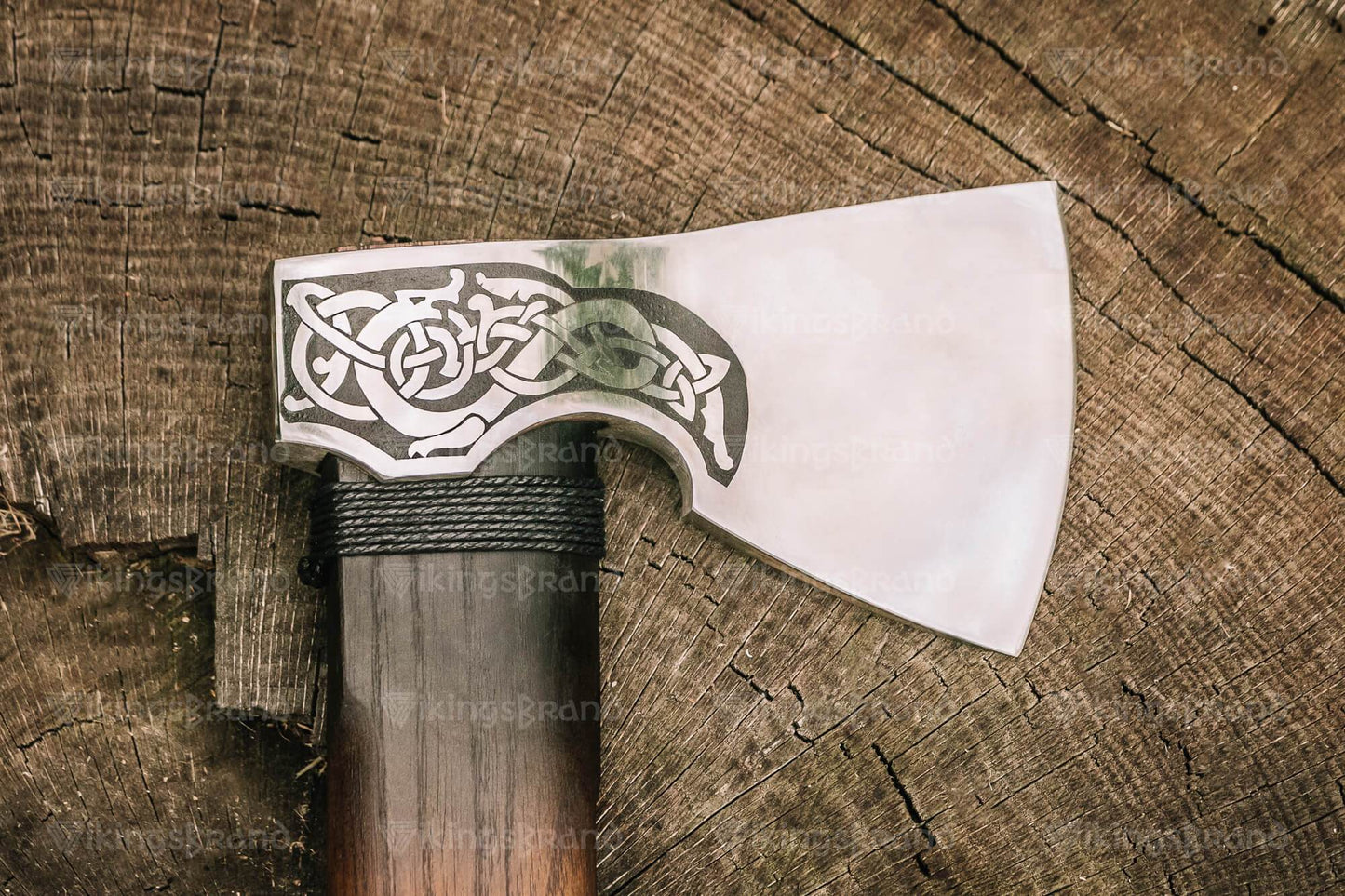 Hand Forged Axe "Nimble Gudrun" With Leather Case