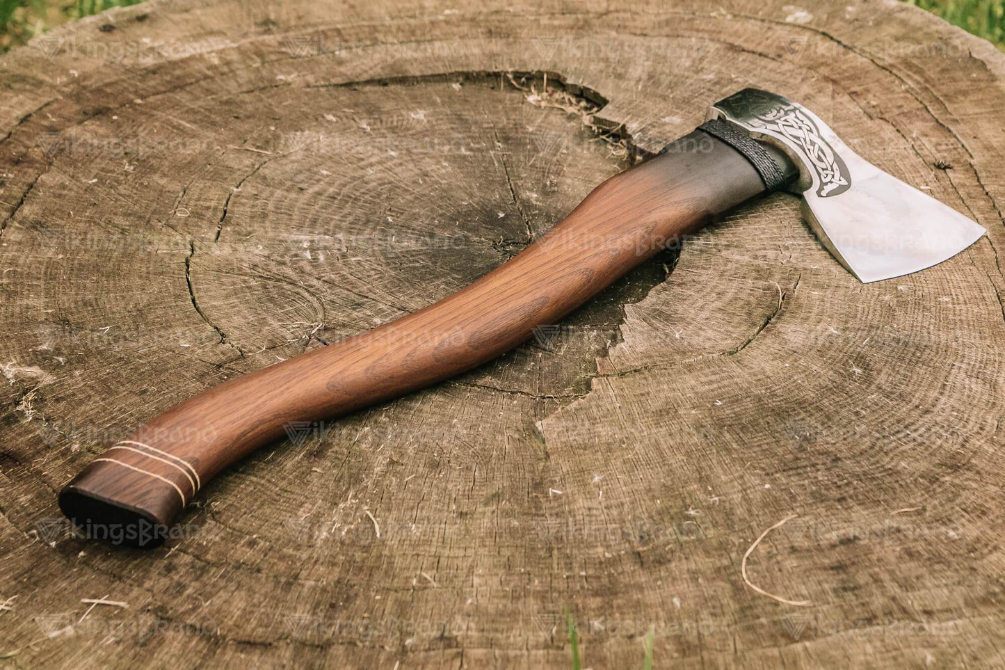 Hand Forged Axe "Nimble Gudrun" With Leather Case