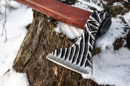 Hand-Forged Scandinavian Axe "Helga Jol"