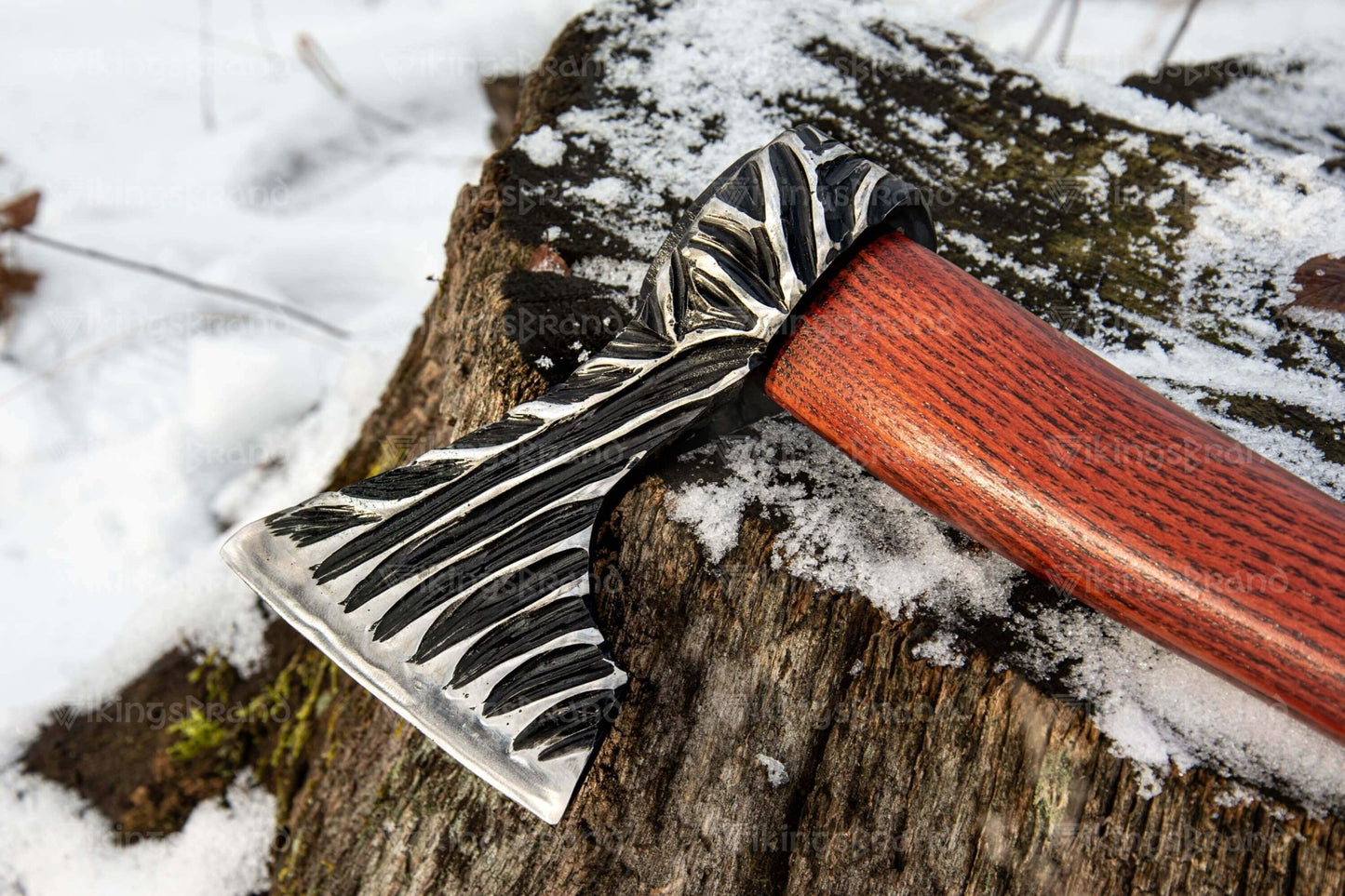 Hand-Forged Scandinavian Axe "Helga Jol"