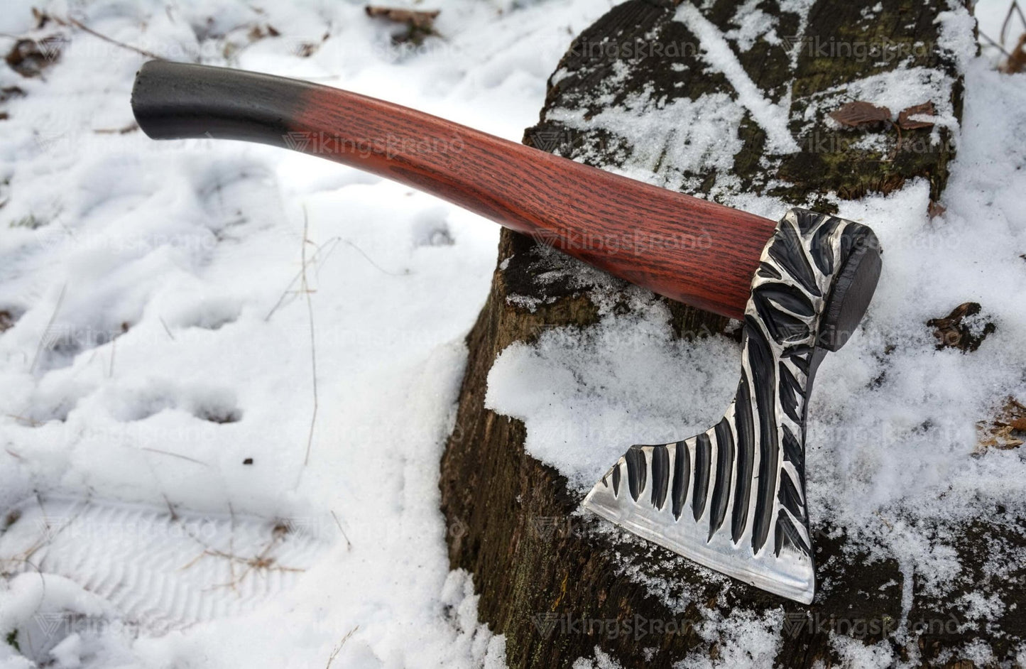 Hand-Forged Scandinavian Axe "Helga Jol"