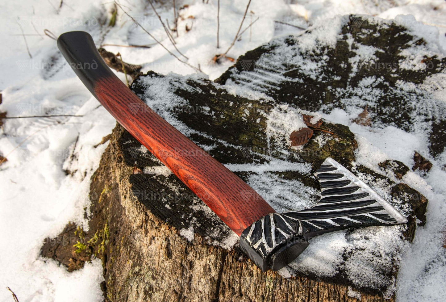 Hand-Forged Scandinavian Axe "Helga Jol"