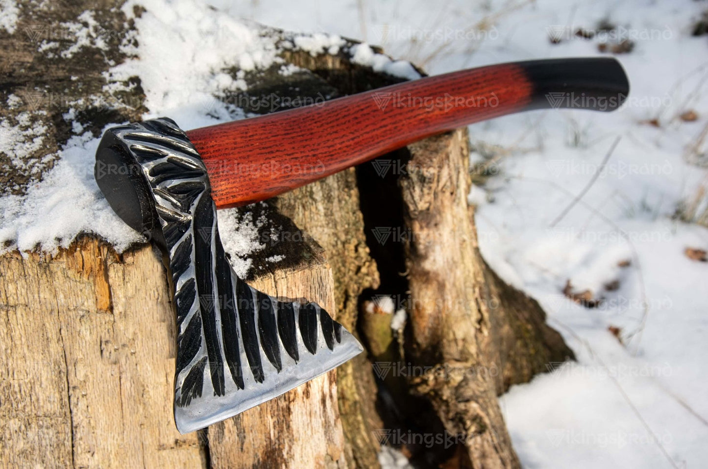 Hand-Forged Scandinavian Axe "Helga Jol"