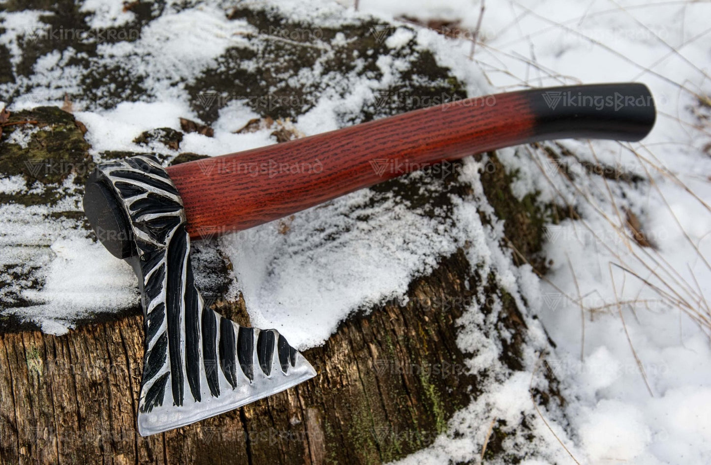 Hand-Forged Scandinavian Axe "Helga Jol"