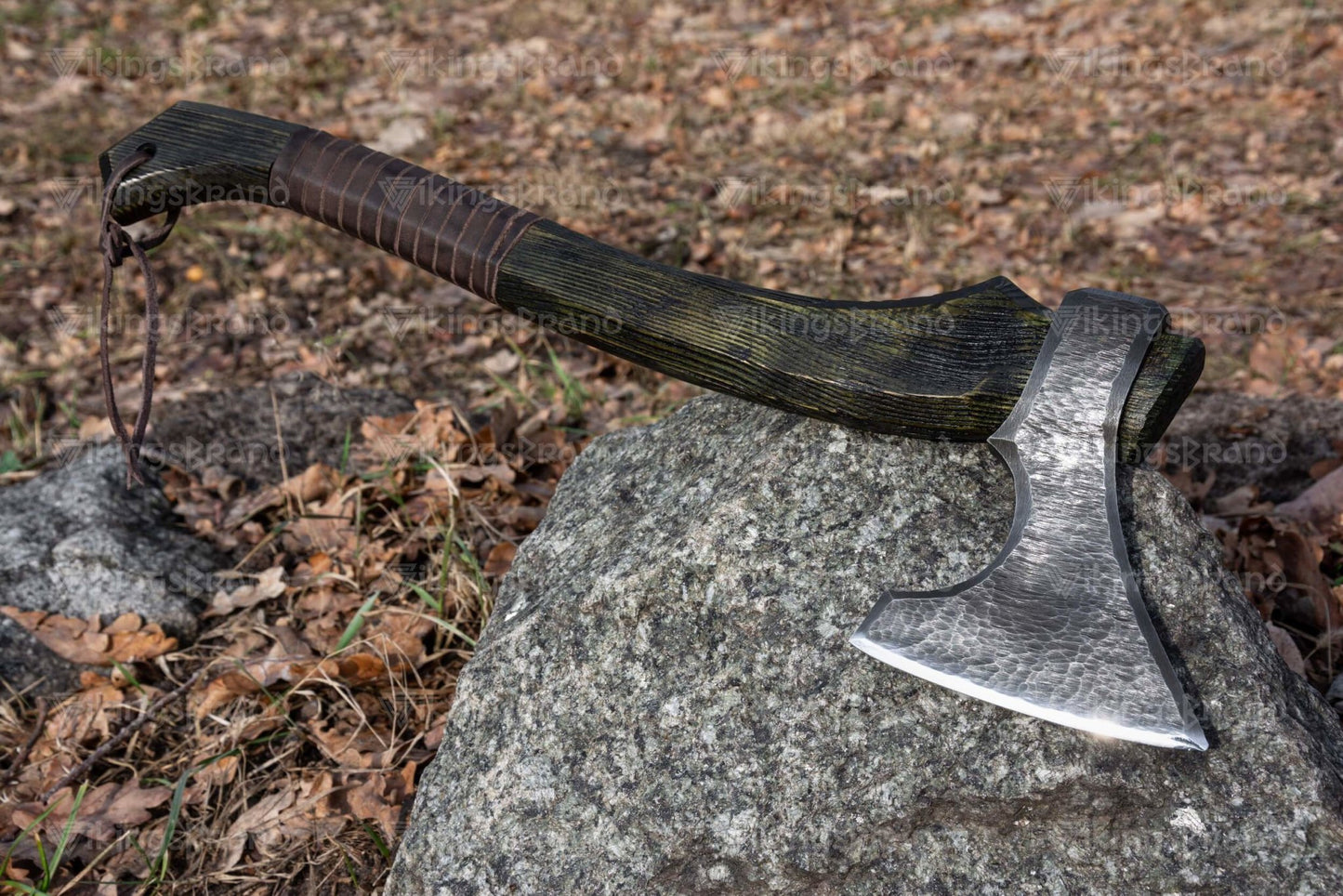 Handmade Axe “Athena” with Leather Cover