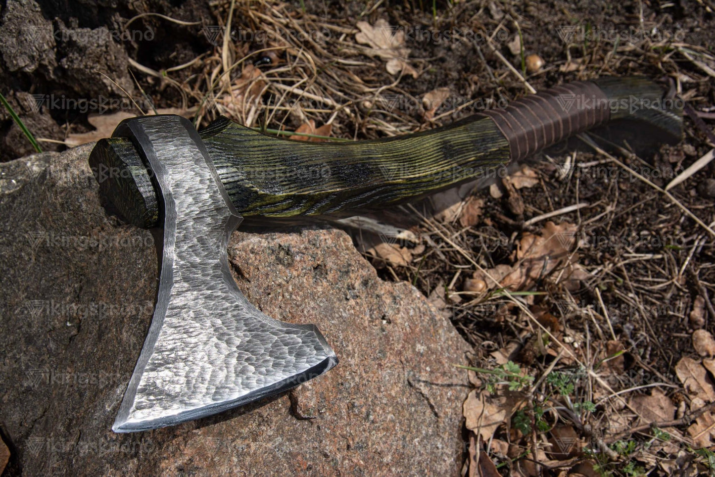 Handmade Axe “Athena” with Leather Cover