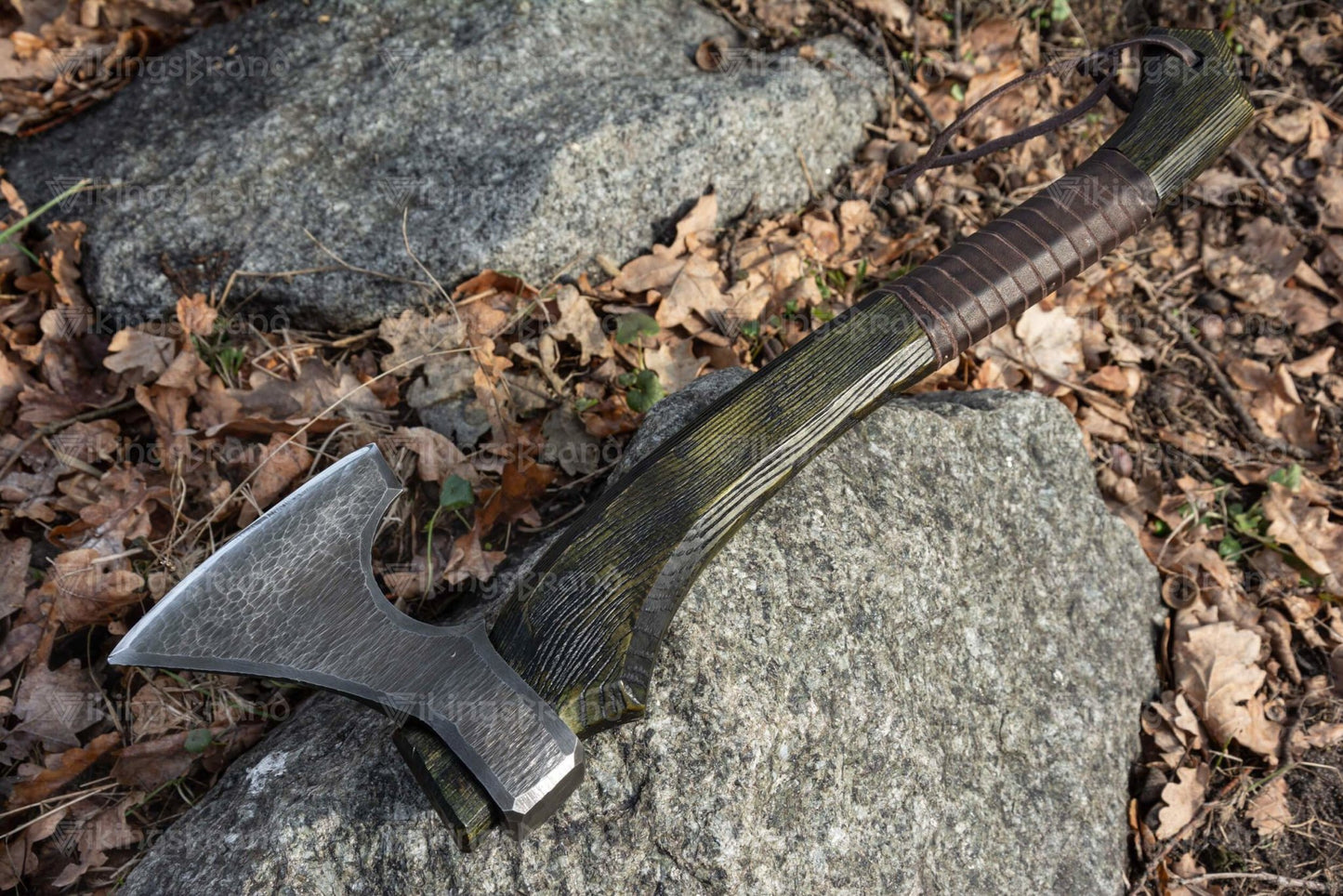 Handmade Axe “Athena” with Leather Cover