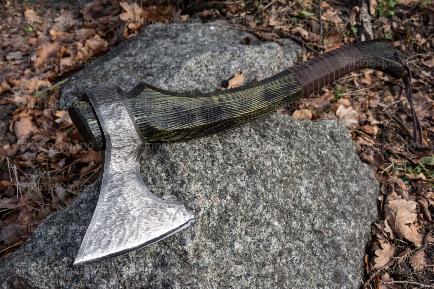 Handmade Axe “Athena” with Leather Cover