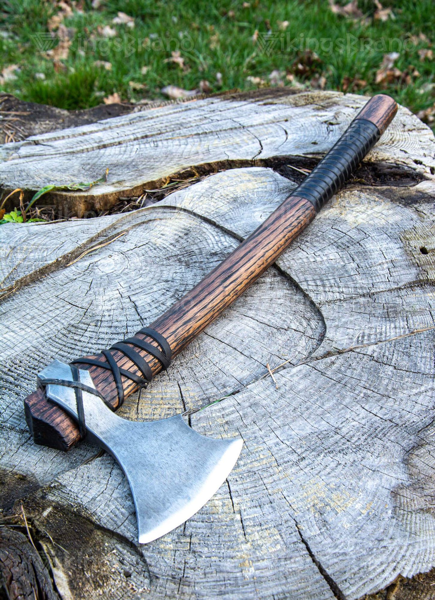 Handmade Axe “Centaurus” With Leather Cover And Wooden Box