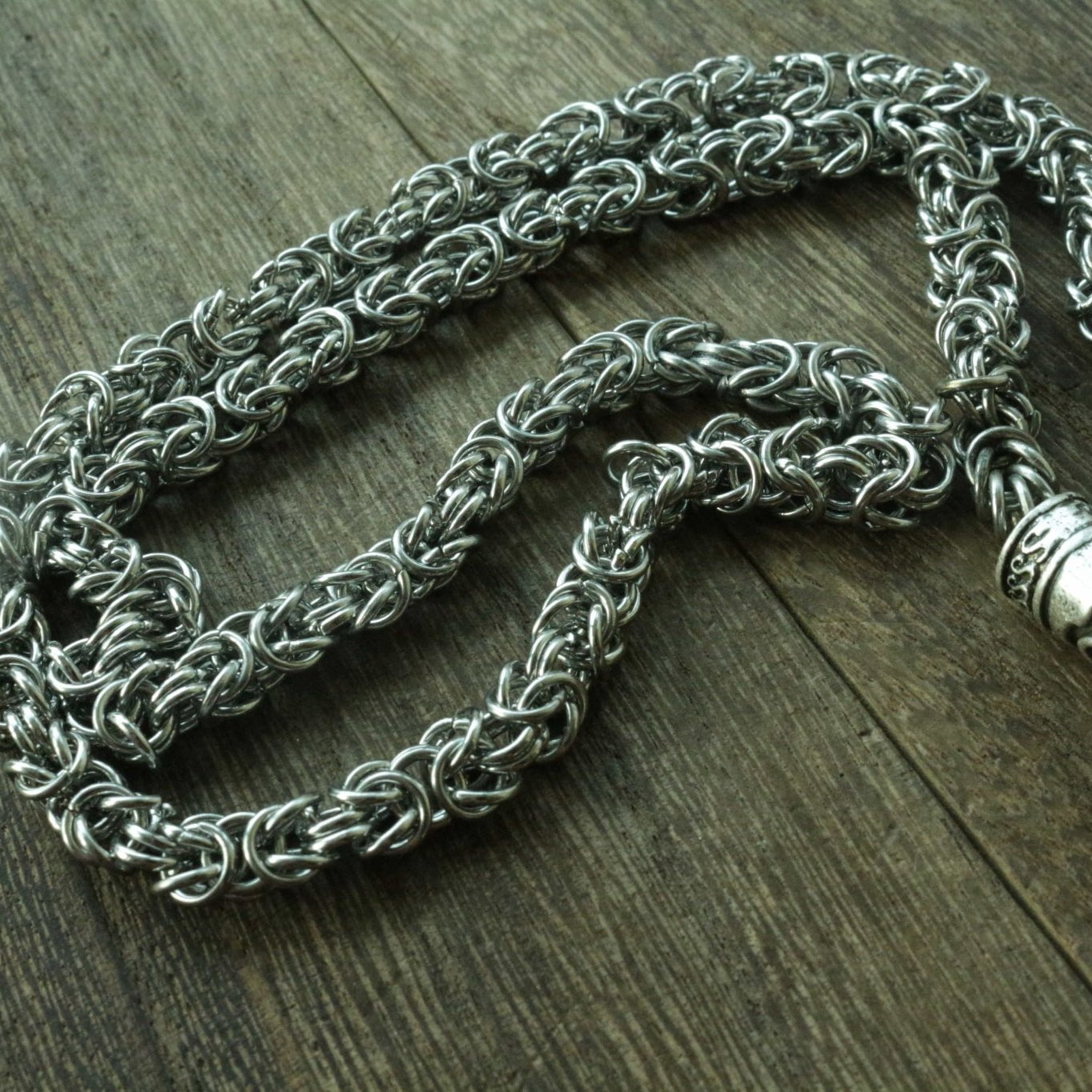 HANDMADE Legendary King's Chain Necklace with Thor's Hammer! - VikingsBrand
