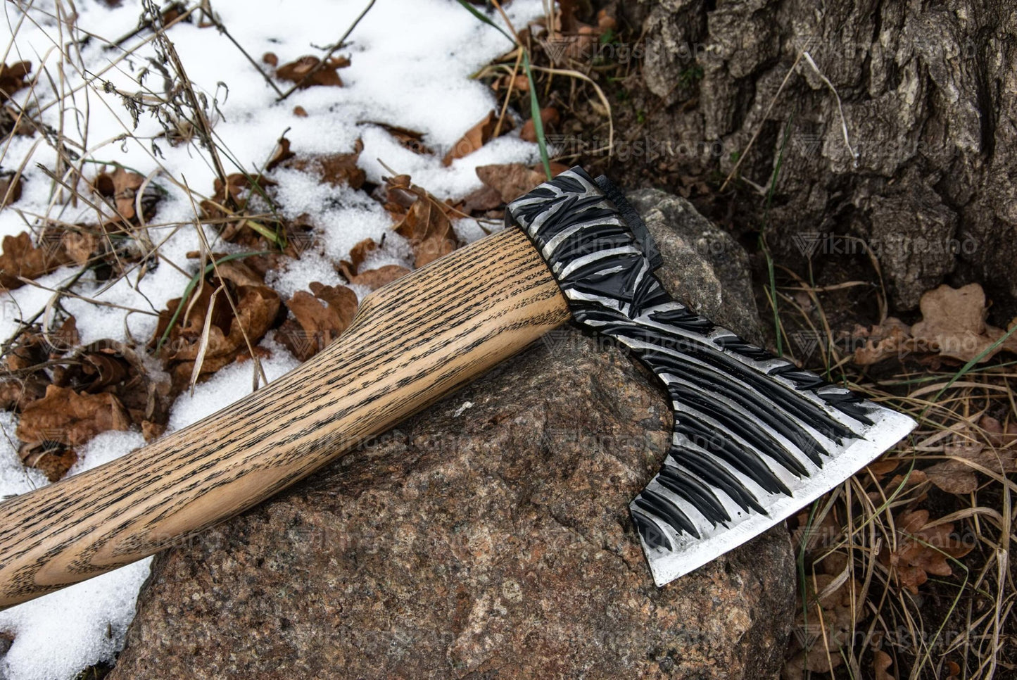 Handmade Nordic Axe "Happ Thurid"