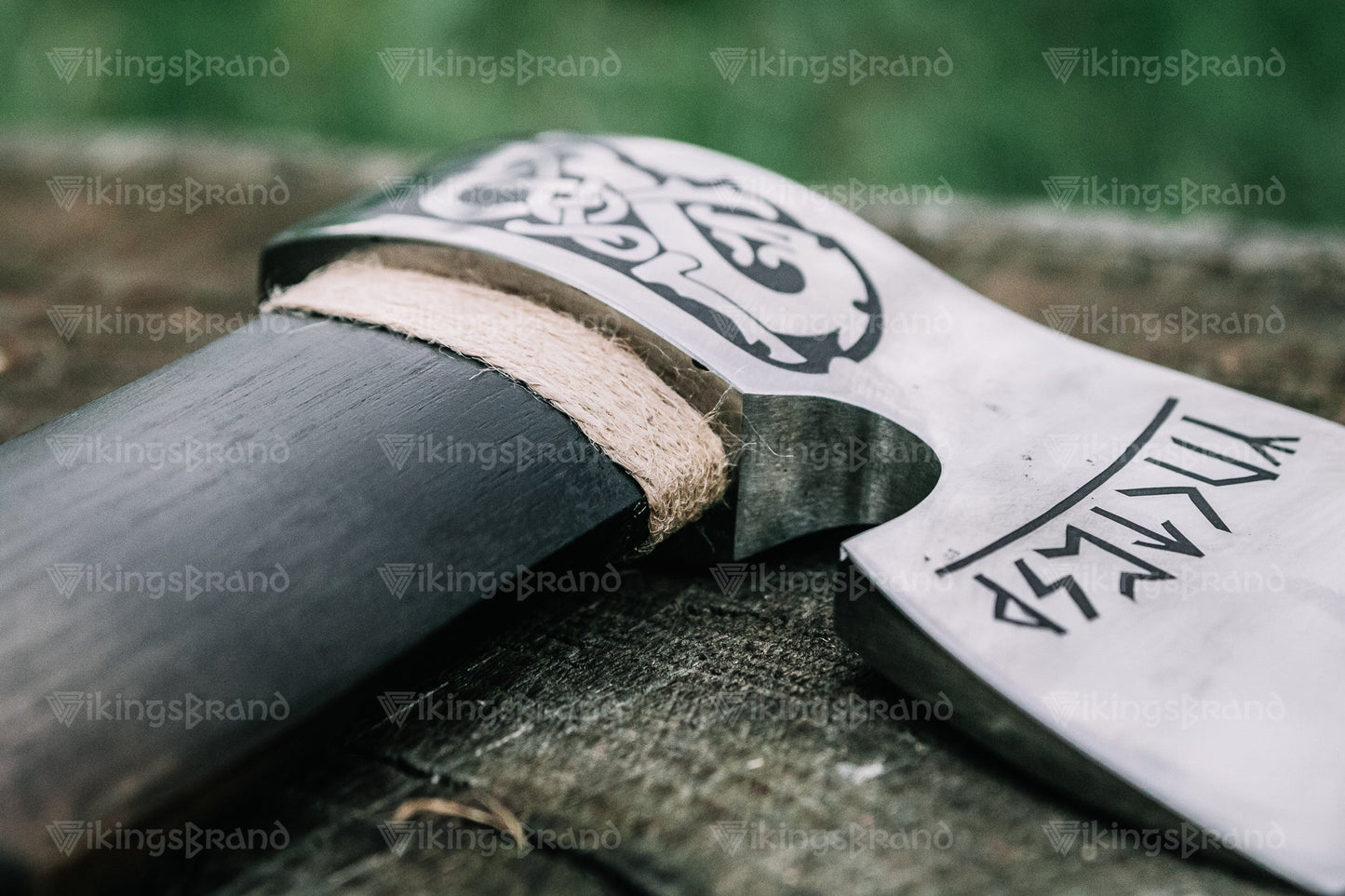 Handmade Viking Axe "Loyal Björg" With Leather Case