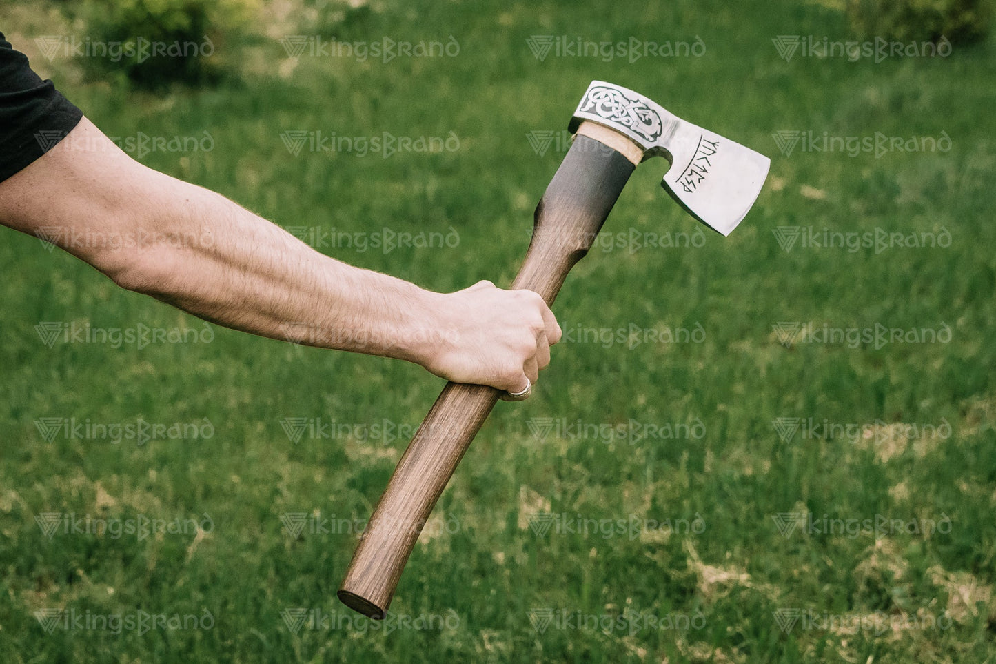 Handmade Viking Axe "Loyal Björg" With Leather Case