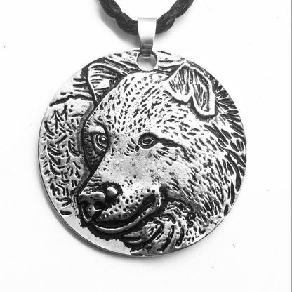 HANDMADE Viking Wolf Spirit Necklace - VikingsBrand
