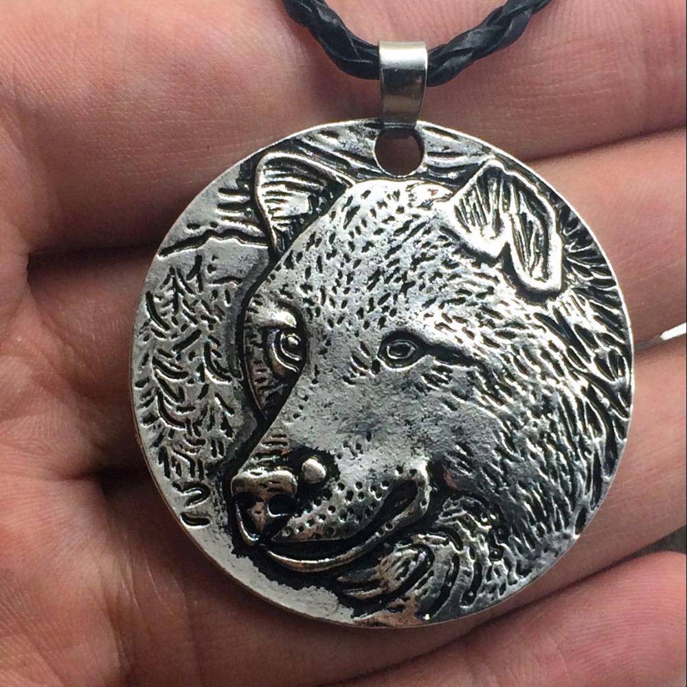 HANDMADE Viking Wolf Spirit Necklace - VikingsBrand