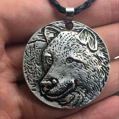 HANDMADE Viking Wolf Spirit Necklace - VikingsBrand