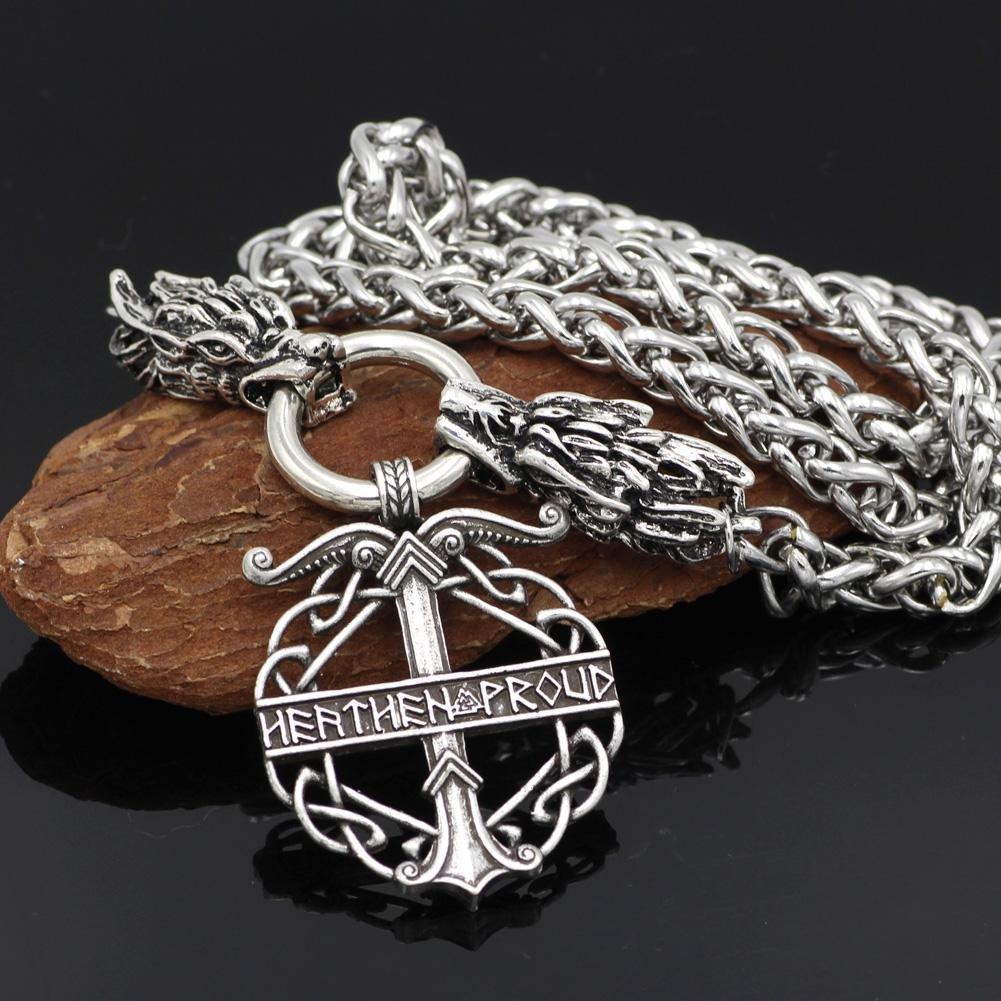 Heathen Proud Stainless Steel Necklace - VikingsBrand