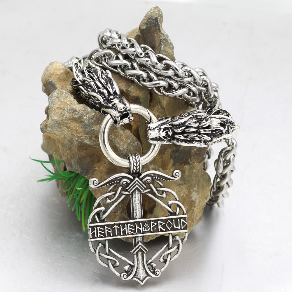 Heathen Proud Stainless Steel Necklace - VikingsBrand