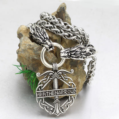 Heathen Proud Stainless Steel Necklace - VikingsBrand