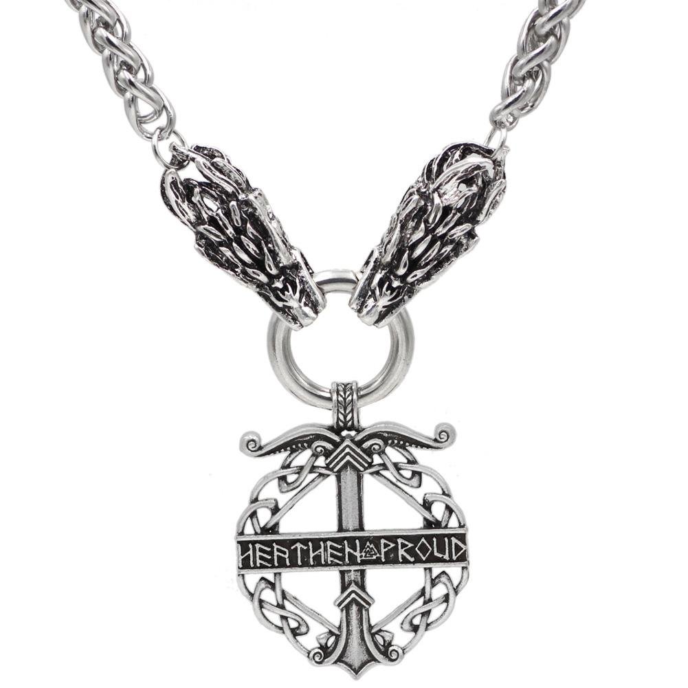 Heathen Proud Stainless Steel Necklace - VikingsBrand