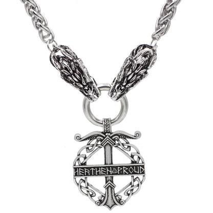 Heathen Proud Stainless Steel Necklace - VikingsBrand
