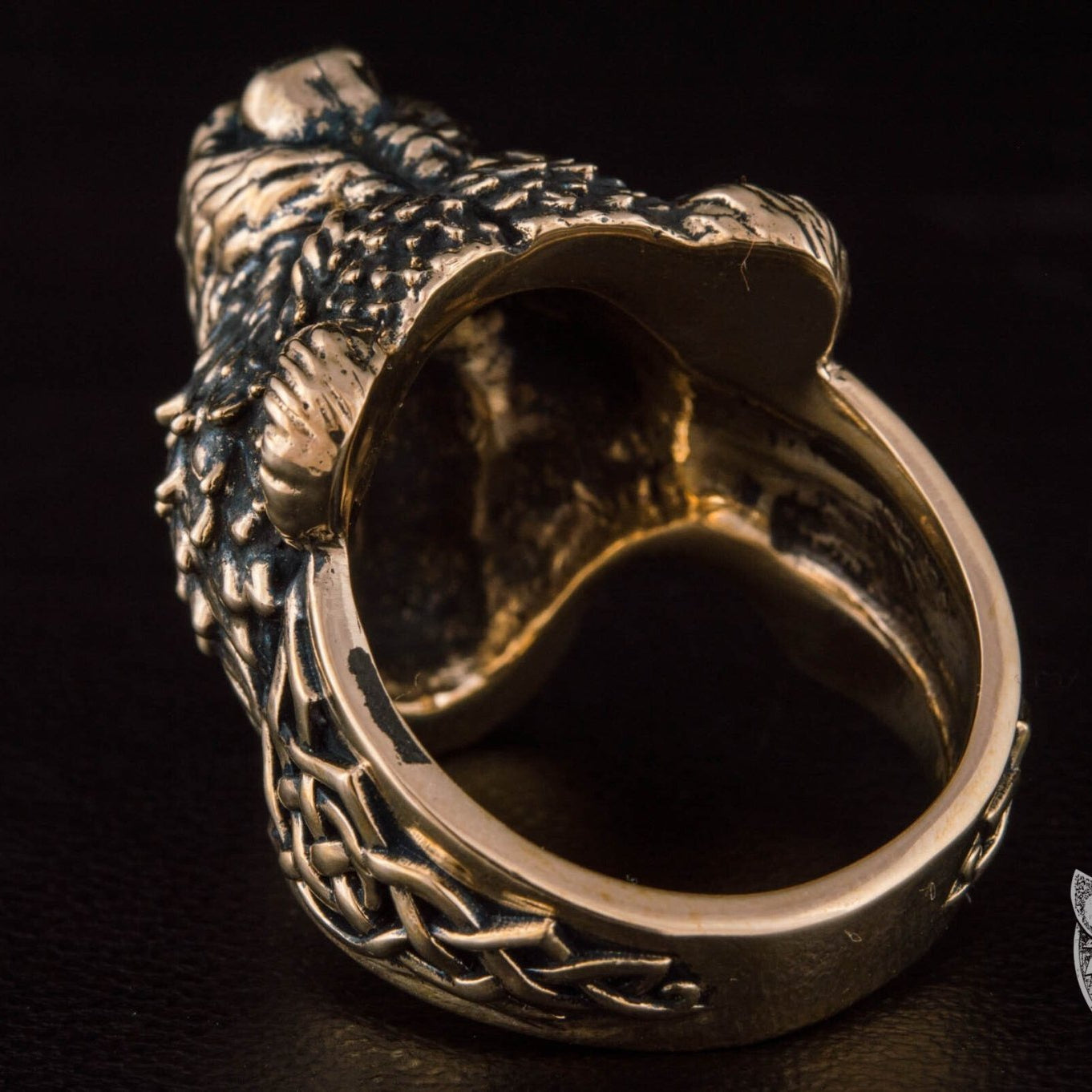 Heavy Berserker Ring, Viking Bronze Ring