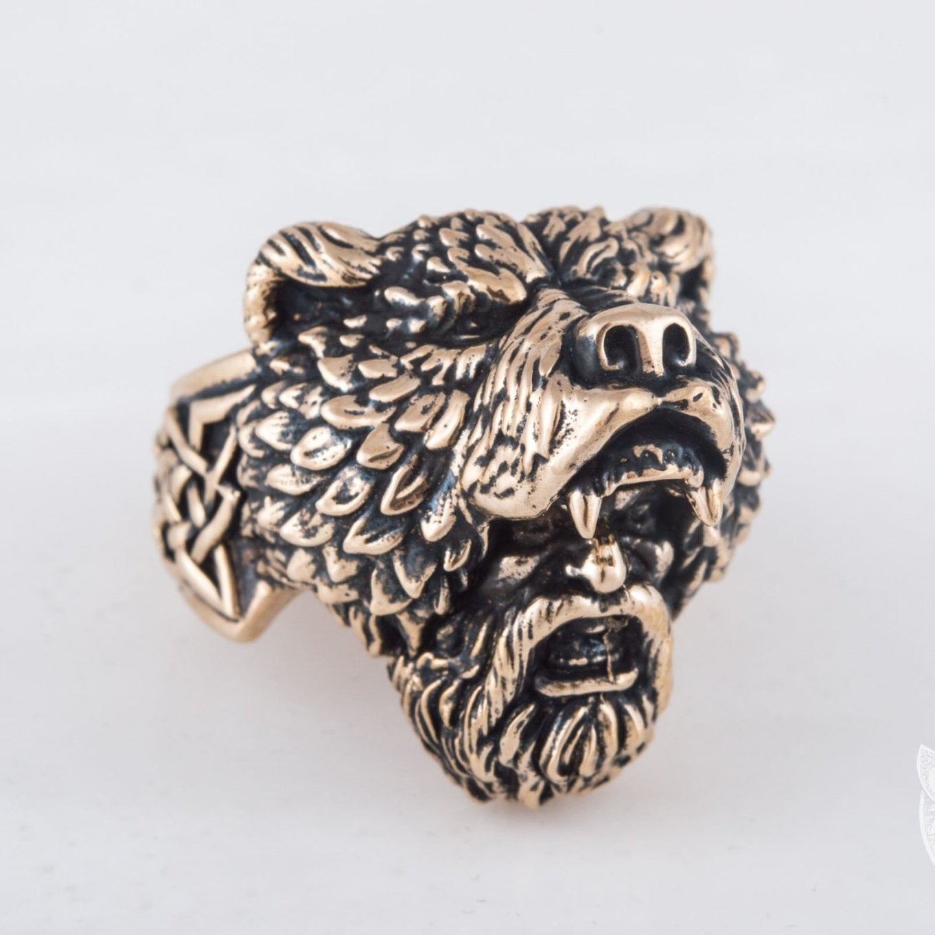 Heavy Berserker Ring, Viking Bronze Ring