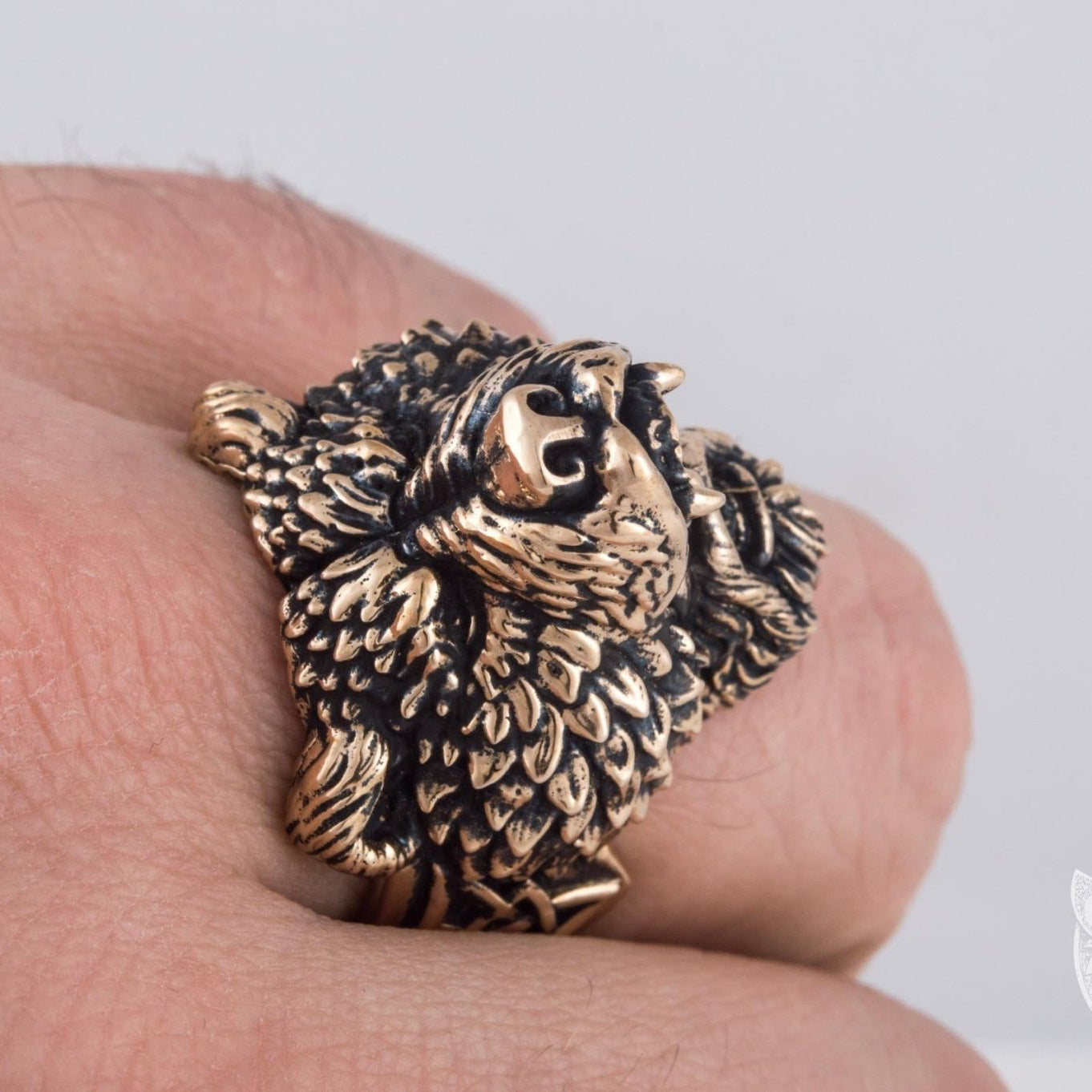Heavy Berserker Ring, Viking Bronze Ring
