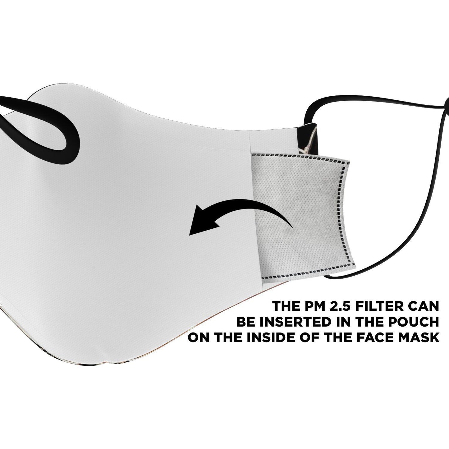 Helm of Awe Viking Face Mask Cover - Silver