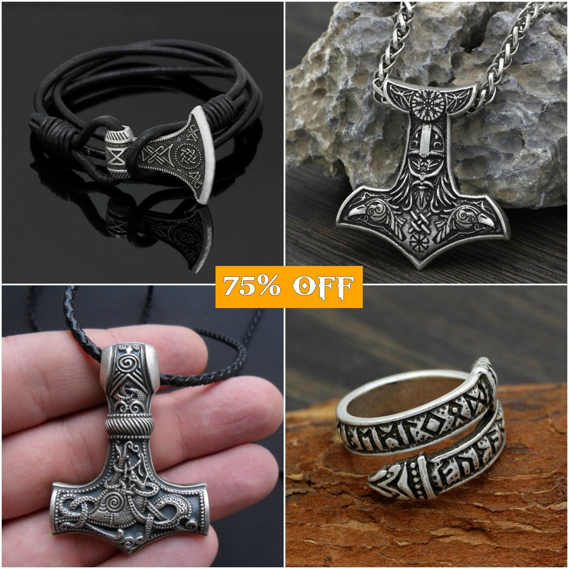 HUGE SAVINGS! Combo 4 Viking Items - VikingsBrand