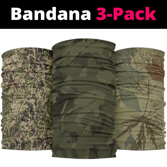 Hunting Neck Gaiter | Face Shield | Bandana - Dark