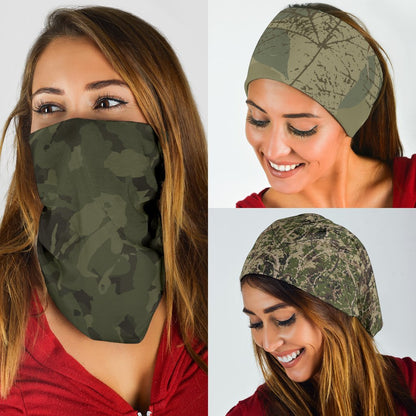 Hunting Neck Gaiter | Face Shield | Bandana - Dark
