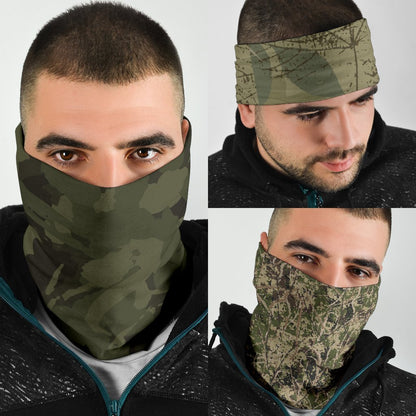 Hunting Neck Gaiter | Face Shield | Bandana - Dark