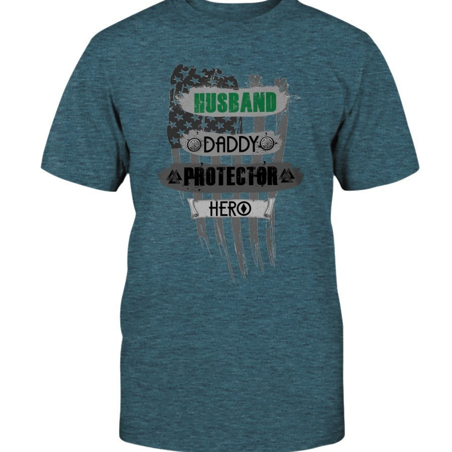 Husband - Daddy - Protector - Hero Premium T-Shirt - Camo States