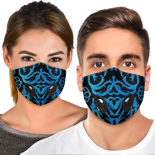 Ice Triquetra Premium Face Mask Cover