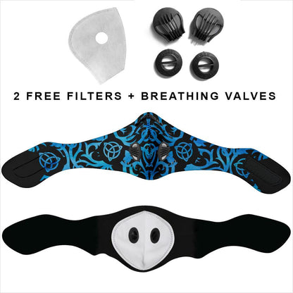 Ice Triquetra Premium Face Mask Cover