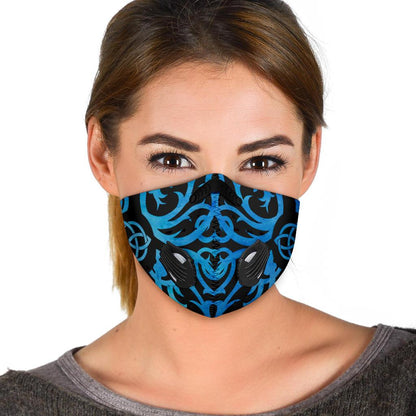Ice Triquetra Premium Face Mask Cover
