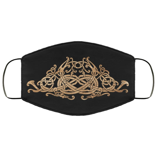 Intervened Dragons Face Mask Cover